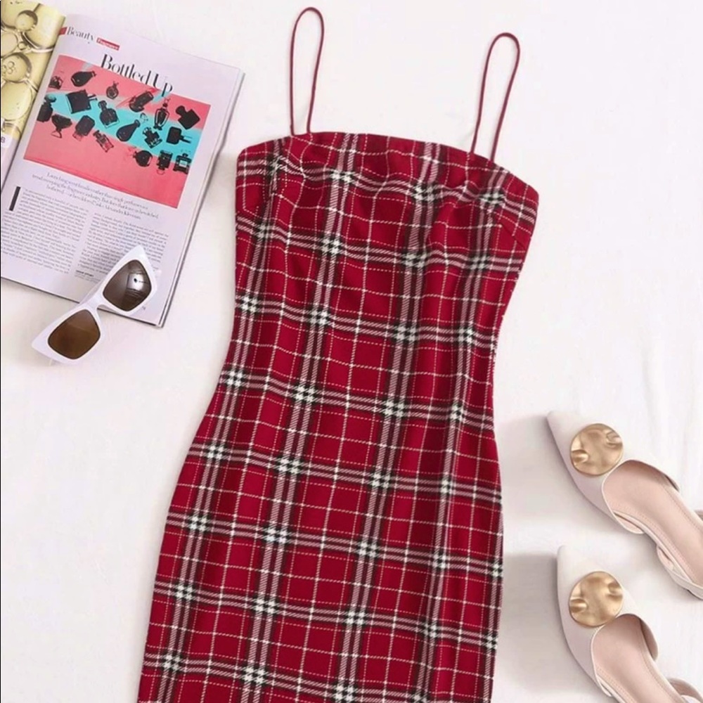 Tartan Bodycon Dress
